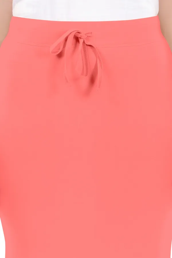Coral_Drawstring_Straight_Skirt_for_Women