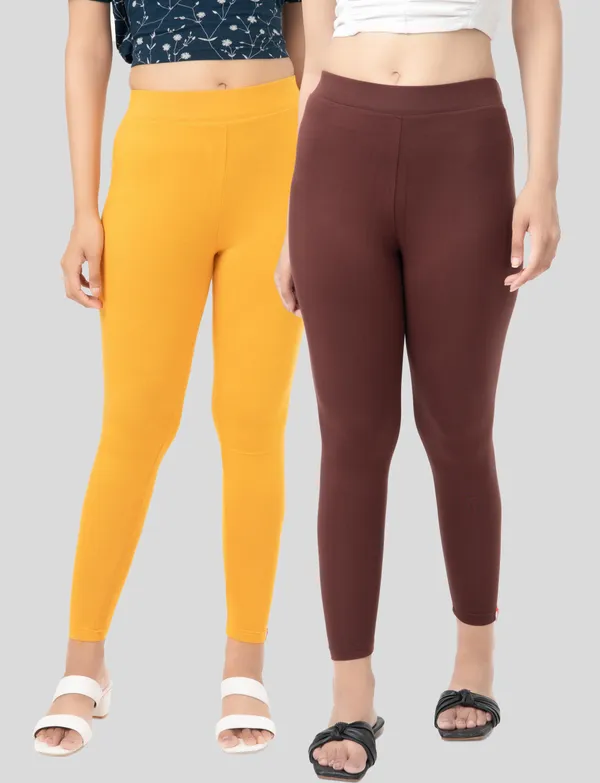 Maroon_EcoVero_Slim_Fit_Leggings_for_Women_Pack_Of_2