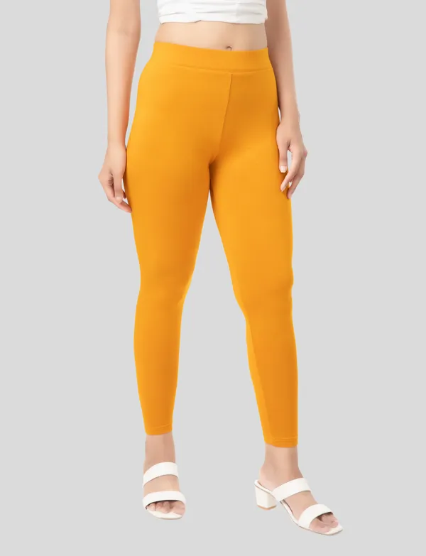 Royal_Blue_And_Mustard_EcoVero_Slim_Fit_Leggings_for_Women_Pack_Of_2