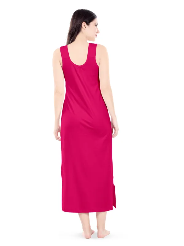 Fuchsia_Pink_Sleeveless_Midi_Nightdress_for_Women