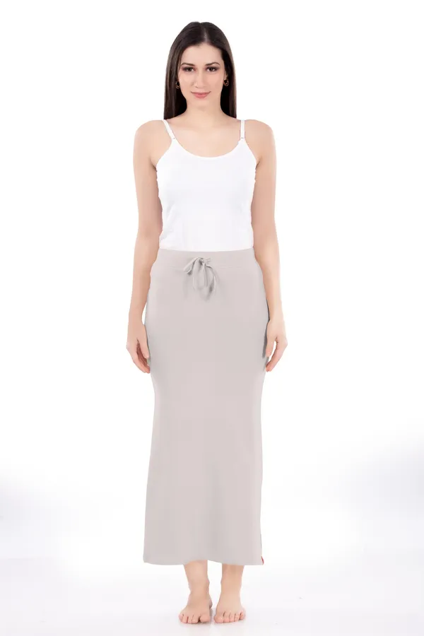 Light_Grey_Drawstring_Straight_Skirt_for_Women