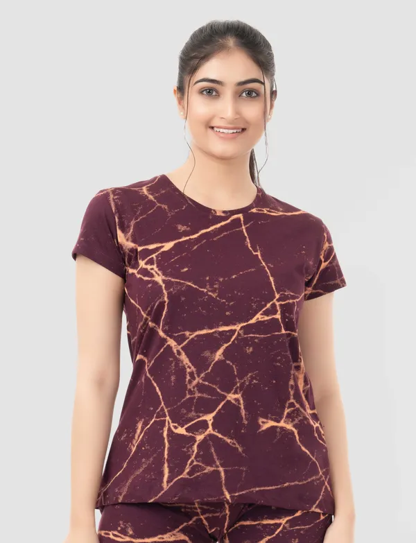 Maroon_Printed_Relaxed_Fit_Lounge_Set_For_Women