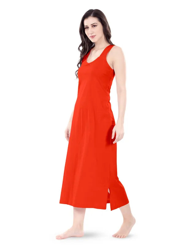 Red_Sleeveless_Nightdress_for_Women