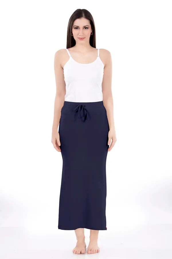 Navy_Straight_Fit_Long_Skirt_For_Women