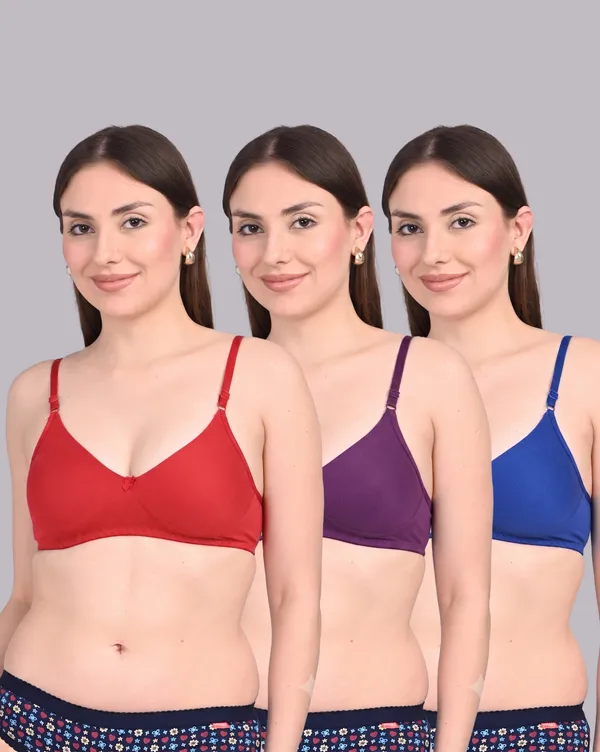 Red_Purple_Blue_Everyday_Bra_Set_for_Women_Pack_Of_3