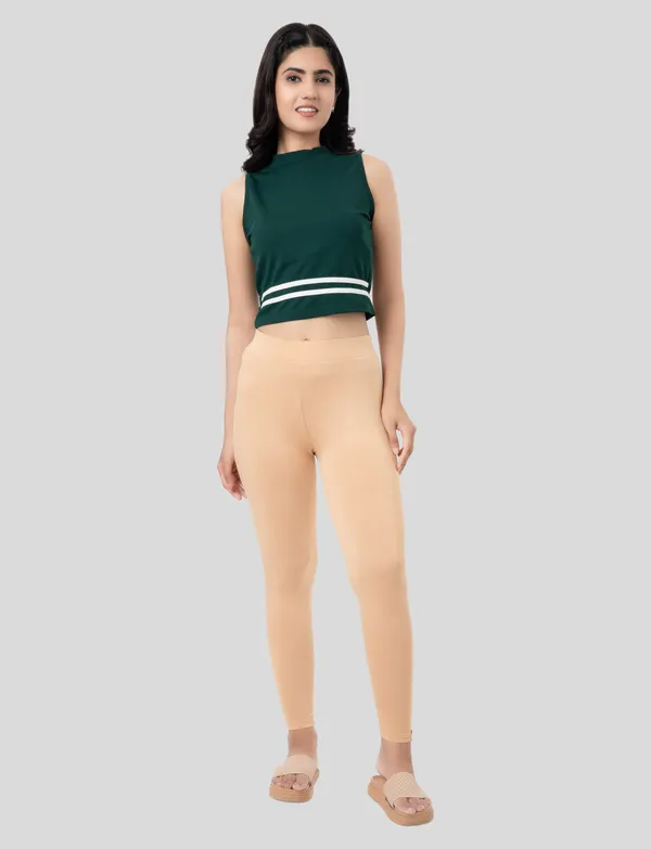 Black_And_Skin_EcoVero_Slim_Fit_Leggings_for_Women_Pack_Of_2