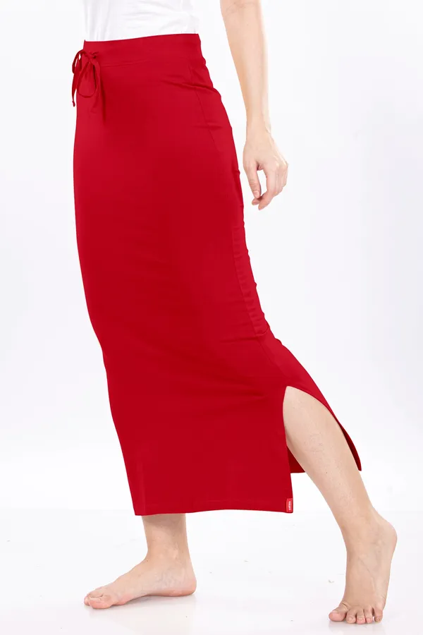 Red_Straight_Fit_Long_Skirt_for_Women