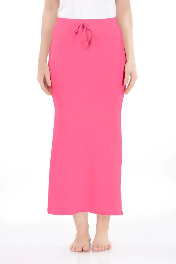 Pink_Solid_Midi_Skirt_for_Women