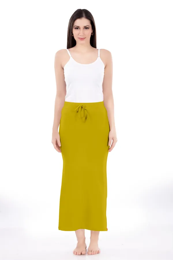 Mustard_Solid_Drawstring_Skirt_for_Women