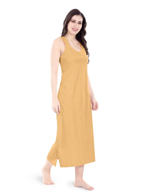 Mustard_Sleeveless_Nightdress_for_Women