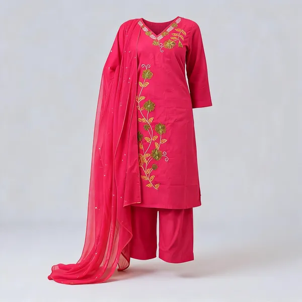 Pink_Cotton_Embroidered_Straight_Kurta_Set_For_Women