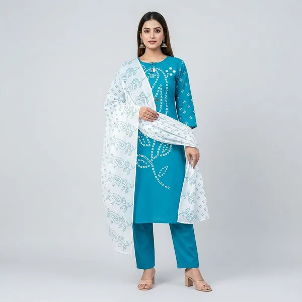 Blue_Cotton_Printed_Straight_Kurta_Set_For_Women