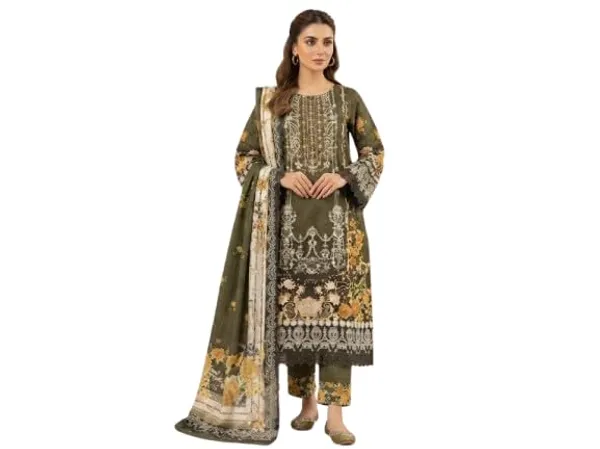 Black_And_Beige_Cotton_Embroidered_Pakistani_Suit_For_Women