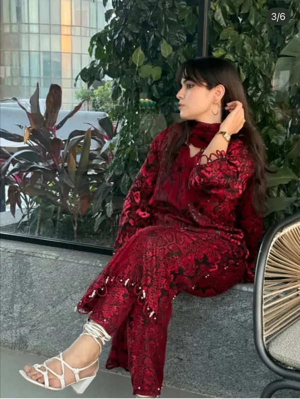Designer_Snake_Print_Pure_Cotton_Unstitched_Pakistani_Patch_Work_Suit