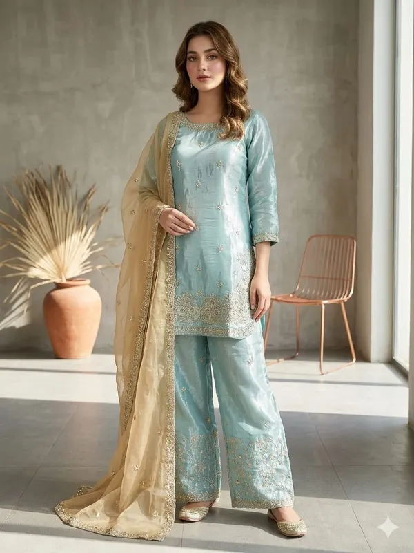 Readymade_Partywear_Pakistani_Embroidery_Suit_