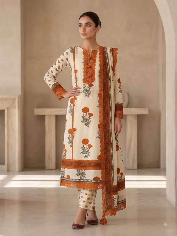 Unstitched_Designer_Pure_Jaipuri_Cotton_Suit_with_Lace_Work