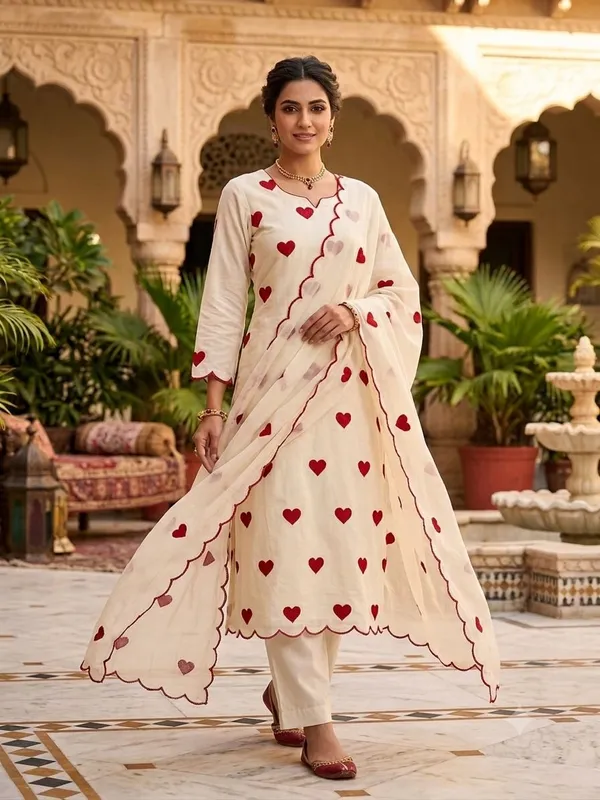 Unstitched_Viral_Red_heart_Embroidery_Cotton
