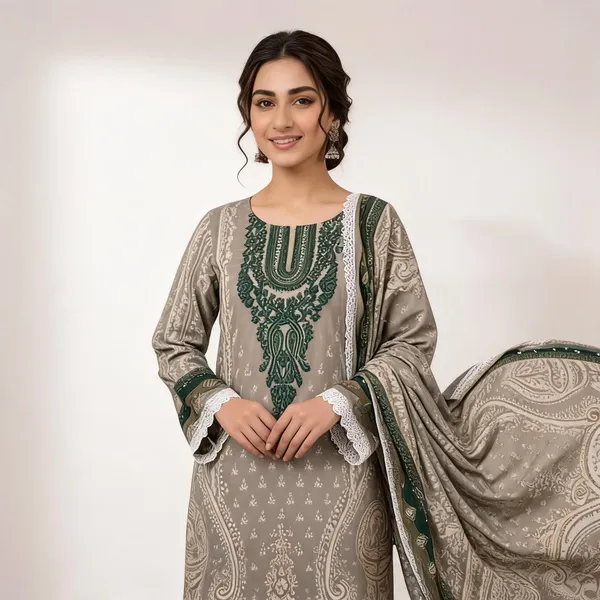 Grey_And_Green_Pure_Cotton_Paisley_Printed_Pakistani_Suit_For_Women