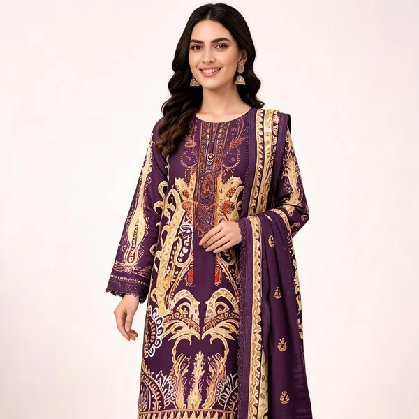 Purple_And_Gold_Cotton_Embroidered_Pakistani_Suit_For_Women