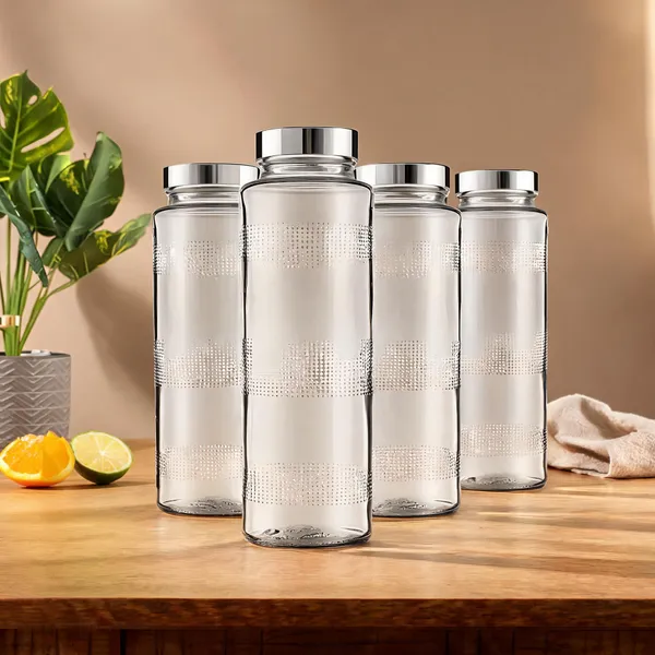 Glass_Spill-Proof_Transparent_Water_Bottle_Set_Of_4_750_Ml