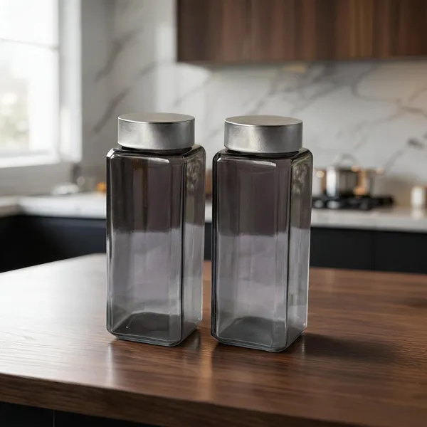 Glass_Square_Grey_Water_Bottle_Set_Of_2_500_Ml