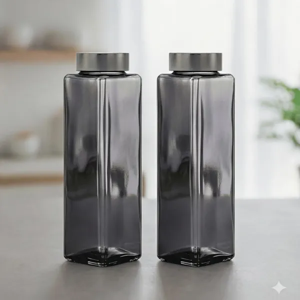 Glass_Square_Smoky_Grey_Glass_Bottle_Pack_Of_2