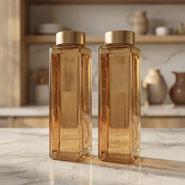 Glass_Square_Champagne_Gold_Glass_Bottle_Pack_Of_2