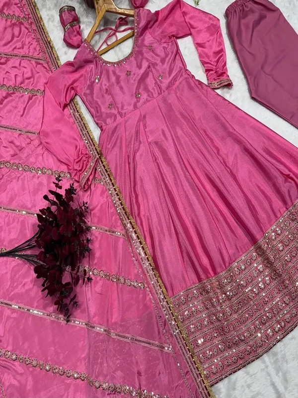 Pink_Georgette_Anarkali_Suit_With_Dupatta_For_Women