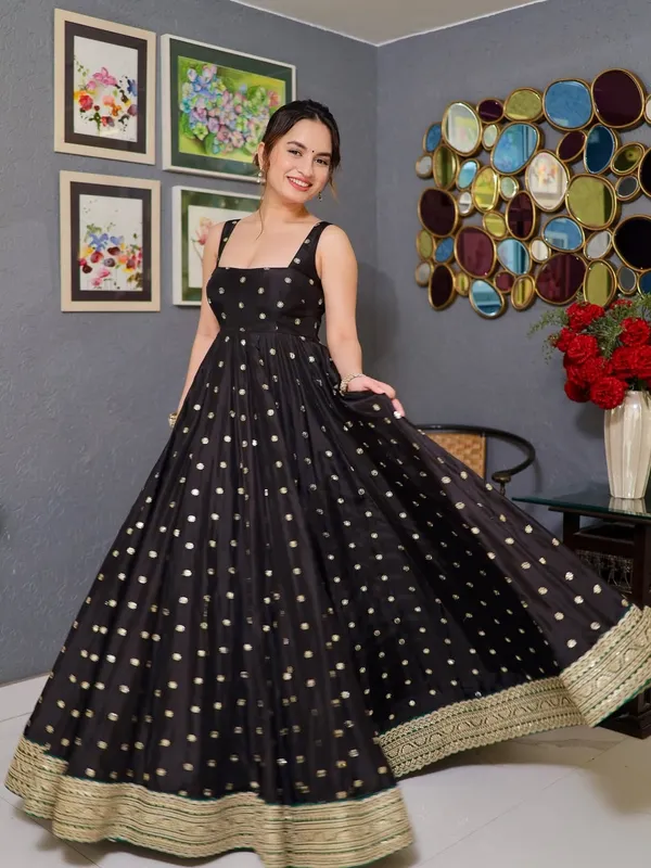 Black_Georgette_Embellished_Anarkali_Gown_For_Women