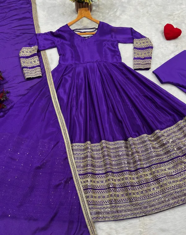 Purple_Georgette_Embellished_Anarkali_Suit_With_Jacket_For_Women
