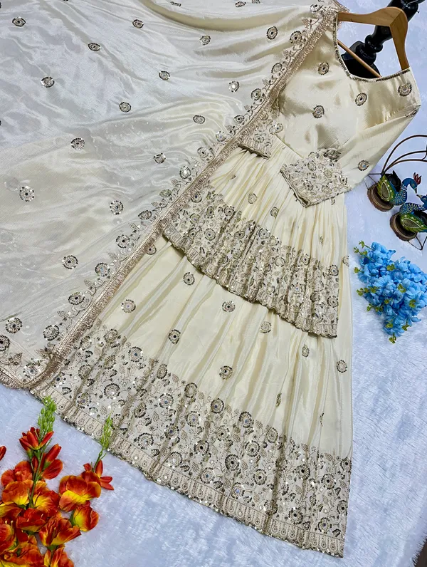 Cream_Georgette_Embroidered_Anarkali_Suit_With_Dupatta_For_Women