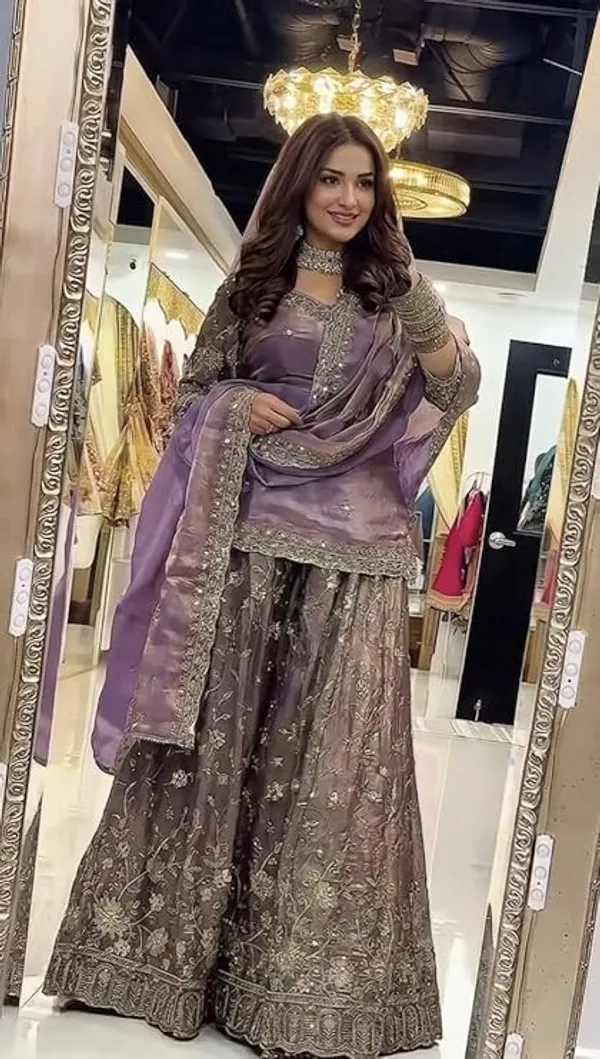 Purple_Georgette_Sharara_Set_For_Women