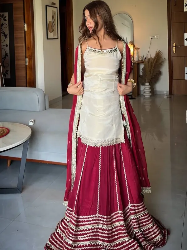 Maroon_Georgette_Embellished_Sharara_Set_For_Women