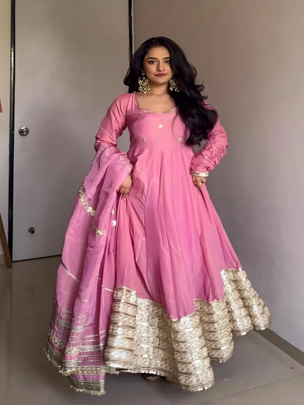 Pink_Georgette_Anarkali_Suit_With_Dupatta_For_Women