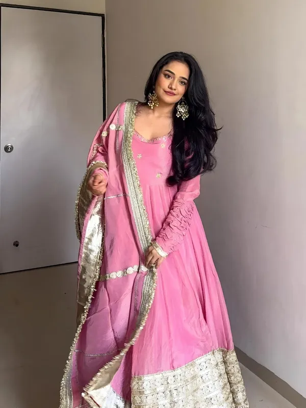 Pink_Georgette_Anarkali_Suit_With_Dupatta_For_Women