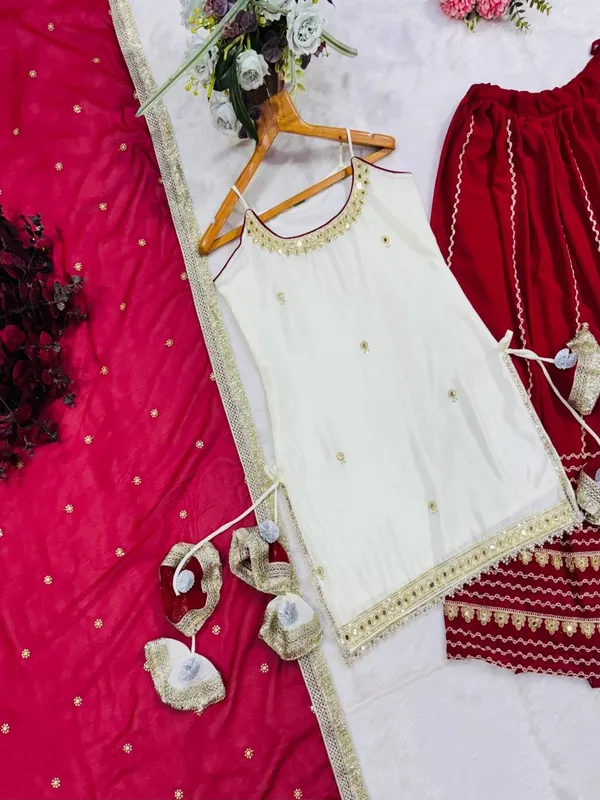 Maroon_Georgette_Embellished_Sharara_Set_For_Women