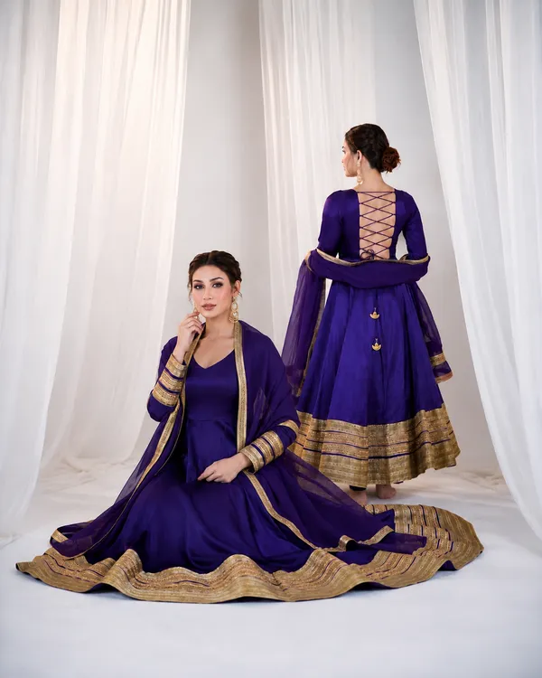 Purple_Georgette_Embellished_Anarkali_Suit_With_Jacket_For_Women