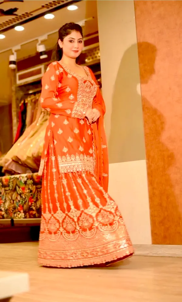 Orange_Georgette_Embroidered_Anarkali_Suit_With_Dupatta_For_Women