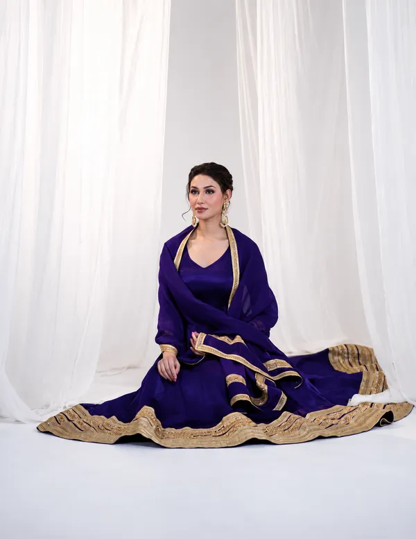 Purple_Georgette_Embellished_Anarkali_Suit_With_Jacket_For_Women