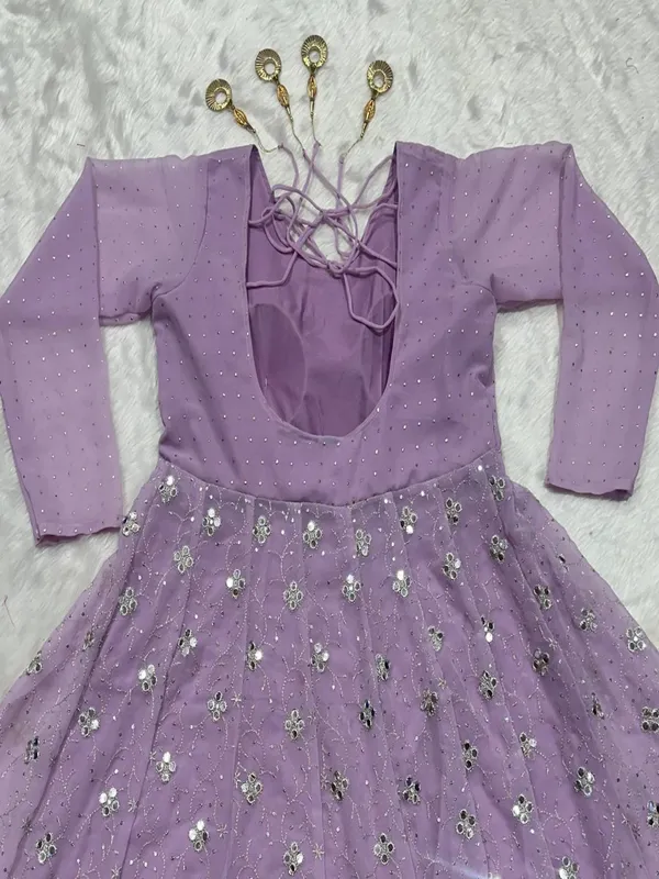 Lavender_Georgette_Embellished_Anarkali_Suit_Set_For_Women