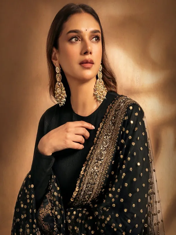Black_Georgette_Embellished_Anarkali_Suit_For_Women