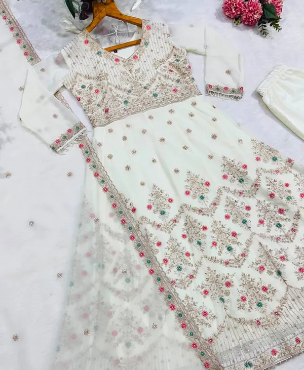 Off_White_Georgette_Embroidered_Anarkali_Kurta_Set_For_Women