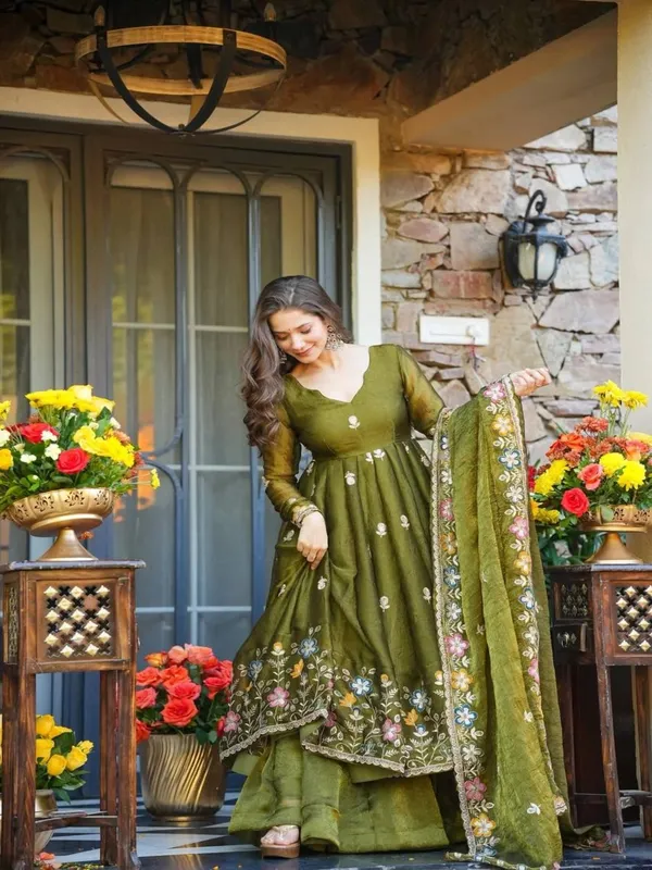 Olive_Green_Georgette_Embroidered_Anarkali_Suit_For_Women