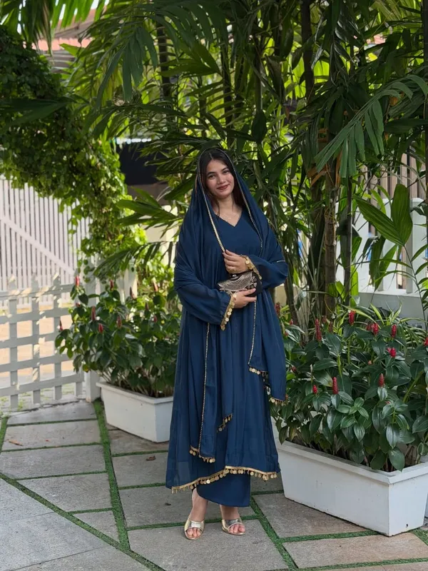 Navy_Blue_Georgette_Embellished_Abaya_Set_For_Women