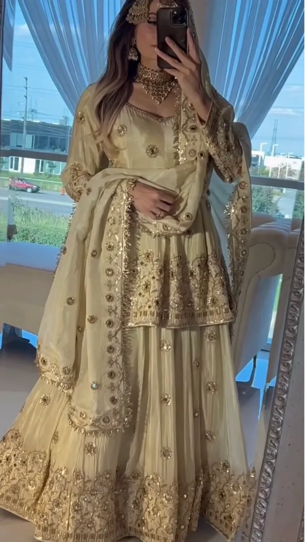 Cream_Georgette_Embroidered_Anarkali_Suit_With_Dupatta_For_Women