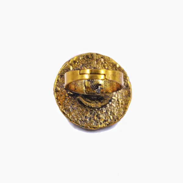 Black_Gold_Brass_Faceted_Stone_Statement_Ring_For_Women