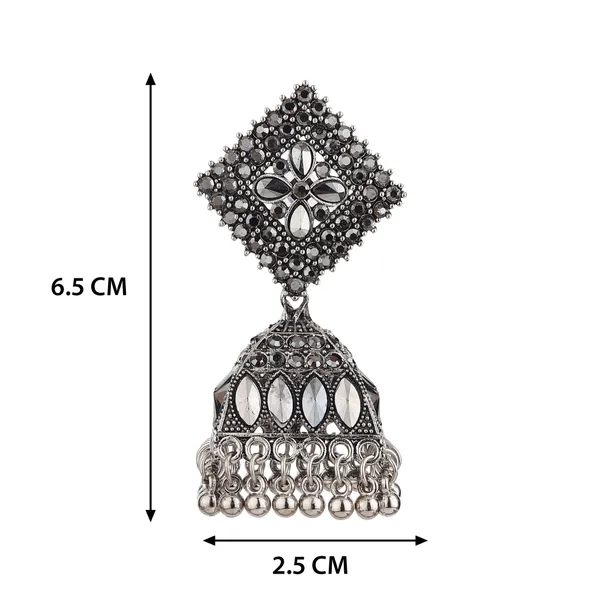 Silver_Brass_Floral_Oxidised_Jhumka_Earrings_For_Women