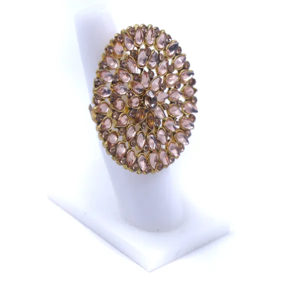 Gold_Brass_Openwork_Oval_Statement_Ring_For_Women