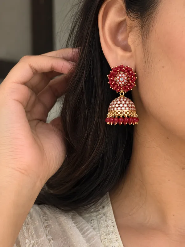 Royal_Ruby_Bloom_Jhumka_Earrings_–_Handcrafted_Luxury_Ethnic_Jewelry✨
