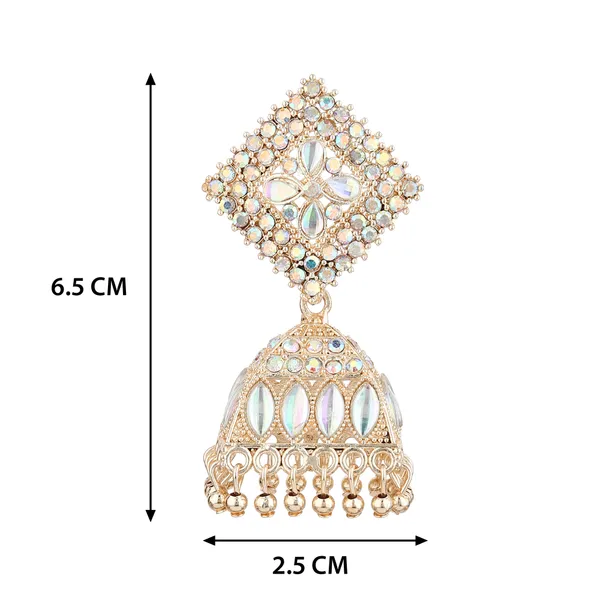 Gold_Brass_Embellished_Dome_Jhumka_Earrings_For_Women